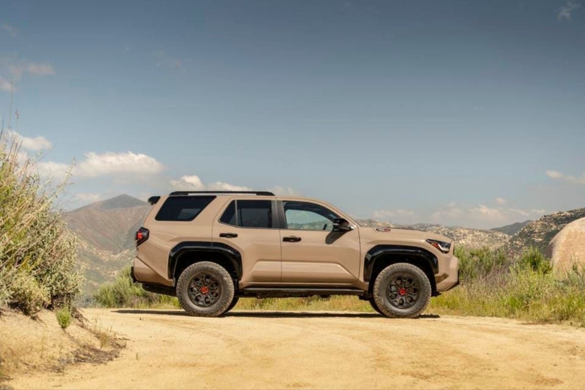 2025 4Runner Toyota on a dusty road